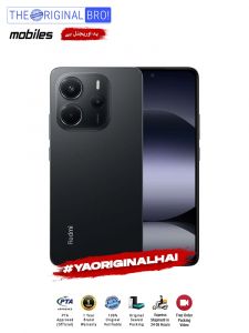 Redmi Note 14 - 8GB RAM - 128GB Storage - PTA Approved - 12 Months Warranty - Black - The Original Bro Mobiles - TOB33